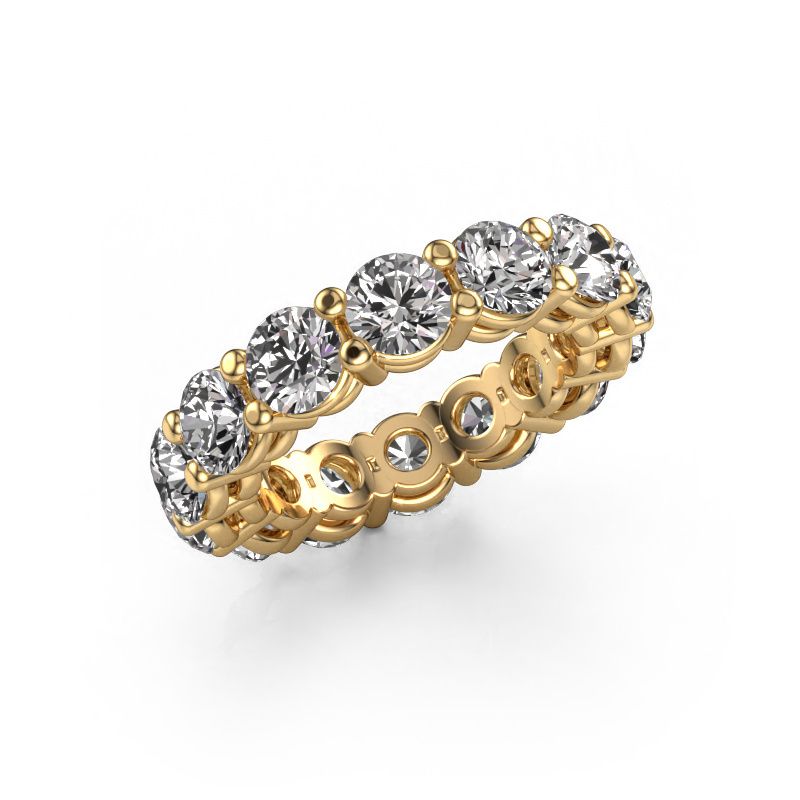 Stackable ring Michelle full 4.7 585 gold zirconia 4.7 mm