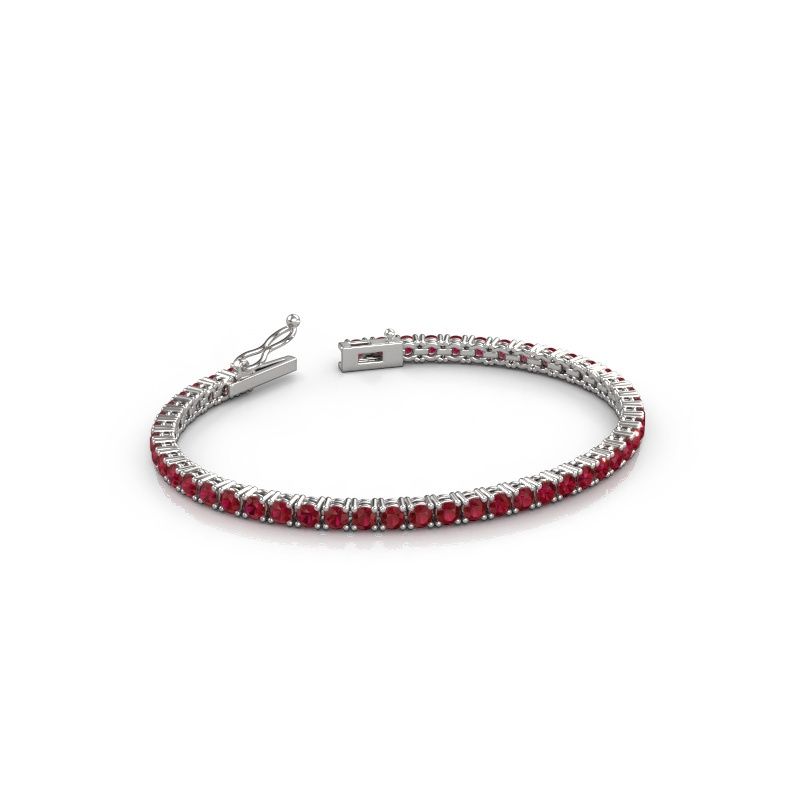 Tennisarmband Shirley 3.0 585 Weißgold