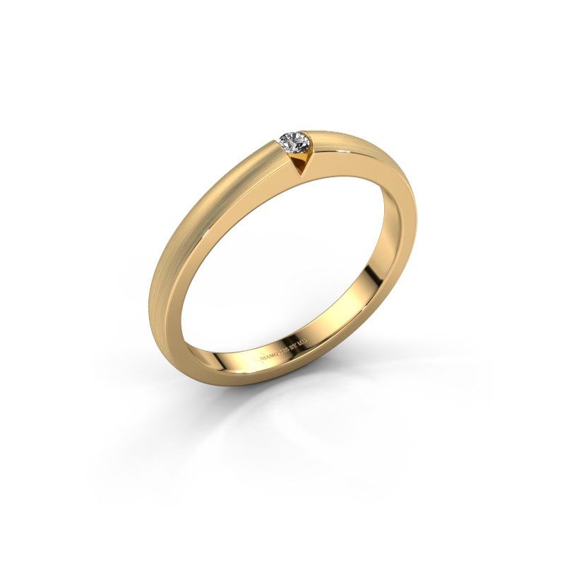 Image de Bague de fiançailles Theresia<br/>585 or jaune<br/>Diamant 0.03 crt
