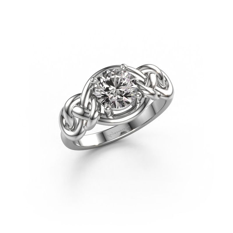 Ring Zoe 585 witgoud diamant 1.00 crt