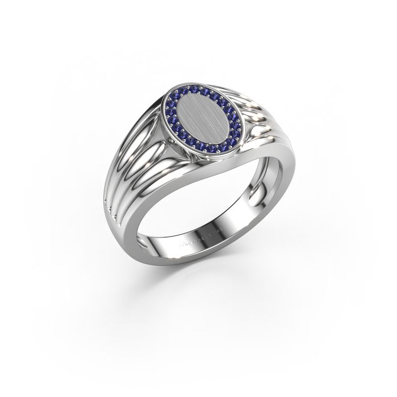 Pinky Ring Marinus 950 Platin Saphir 1.2 mm