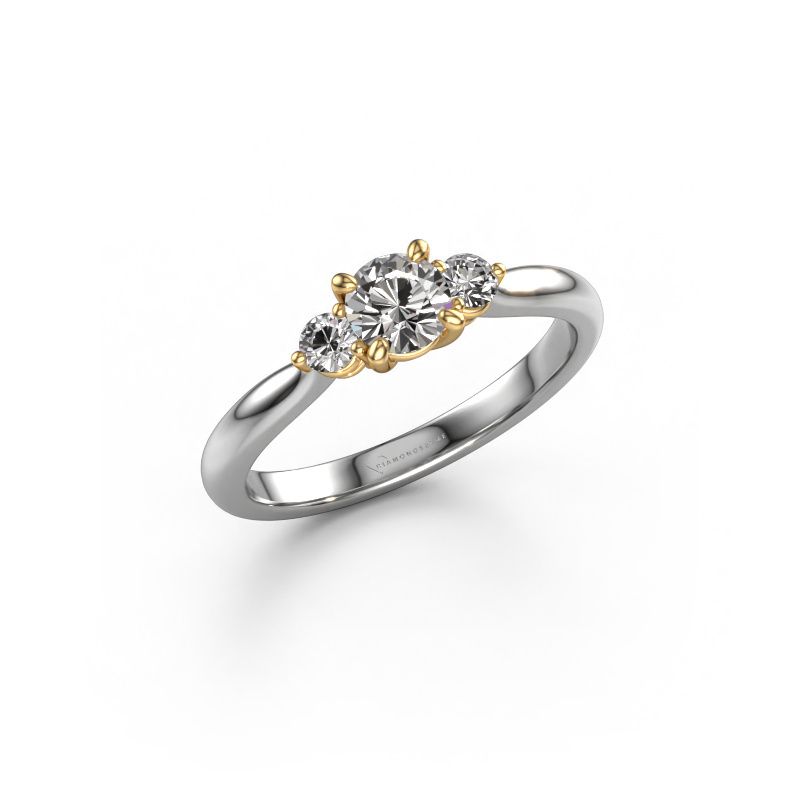 Bild von Verlobungsring Lieselot Rnd<br/>585 Weißgold<br/>Diamant 0.56 crt