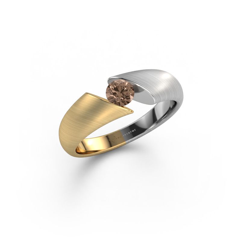Ring Hojalien 1 585 gold brown diamond 0.30 crt