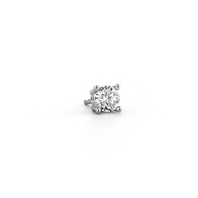Men's earring Seth 585 white gold lab grown diamond 0.50 crt