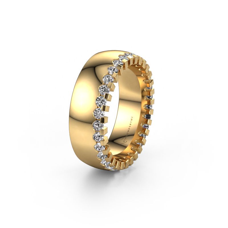 Alliance WH6120L27C 585 or jaune diamant synthétique ±7x2.2 mm