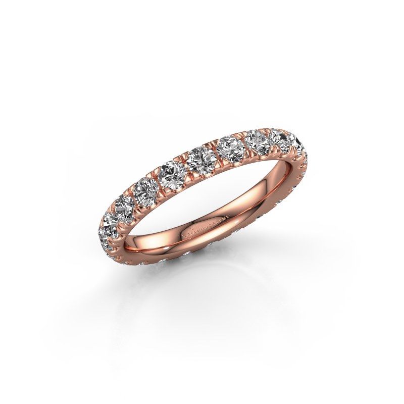 Image of Stackable Ring Jackie 2.7<br/>585 rose gold<br/>Diamond 1.76 Crt