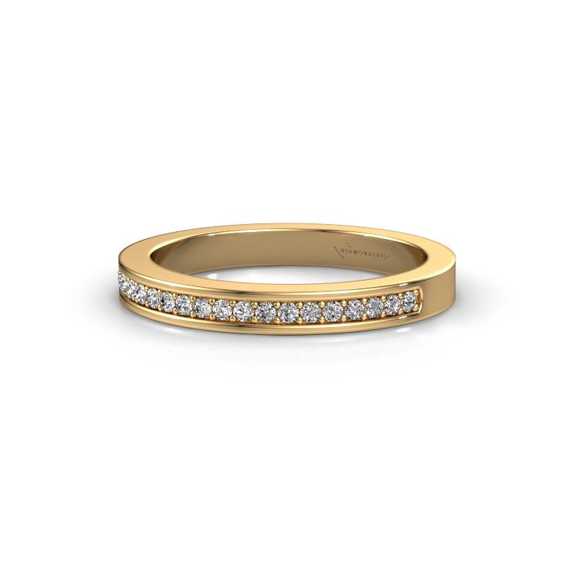 Afbeelding van Aanschuifring SRH0539C20H4<br/>585 goud<br/>Diamant 0.173 crt
