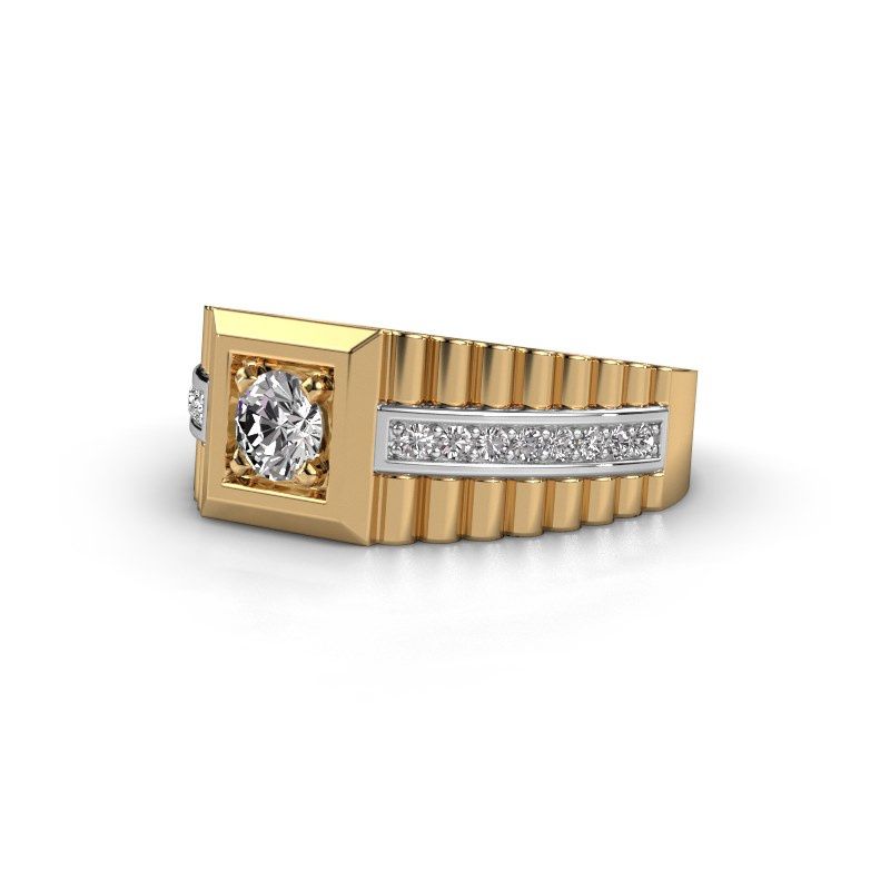 Image of Men's ring maikel<br/>585 gold<br/>Diamond 0.64 crt