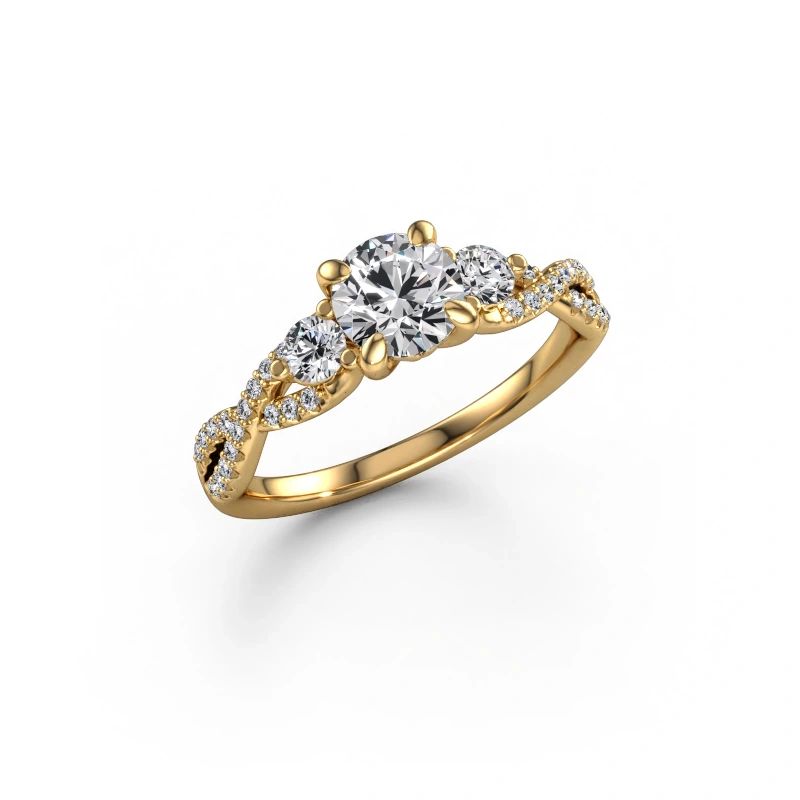 Engagement ring Marilou RND 585 gold diamond 1.060 crt