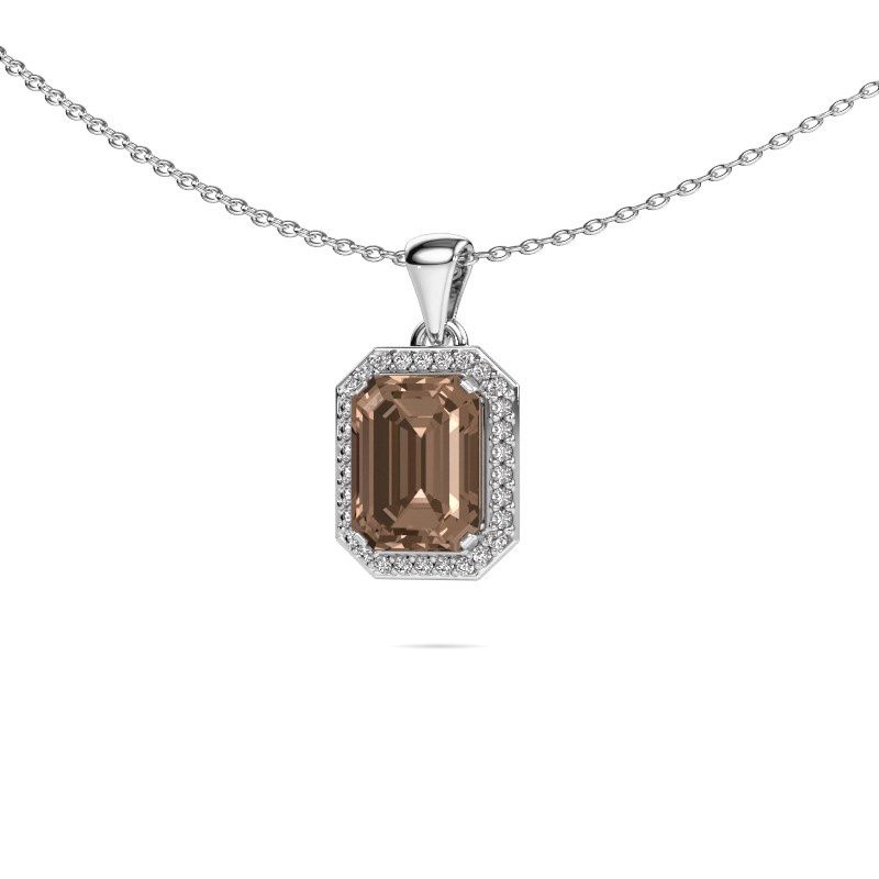 Anhänger Dodie 585 Weißgold Braun Diamant 1.88 crt