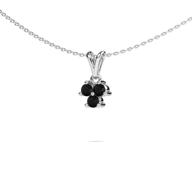 Pendant Shirlee 950 platinum black diamond 0.36 crt