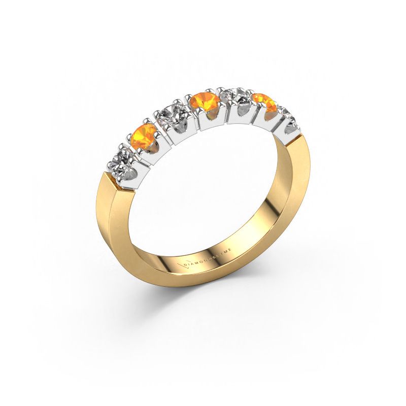 Ring Dana 7 585 gold citrin 3 mm