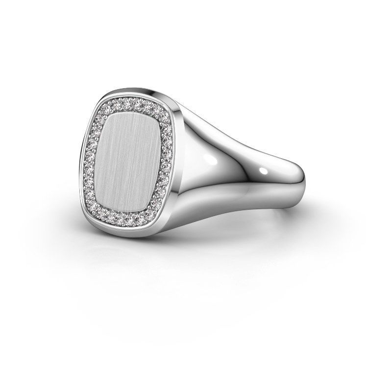 Image of Ring Dalia Cushion 2 950 platinum diamond 0.008 crt