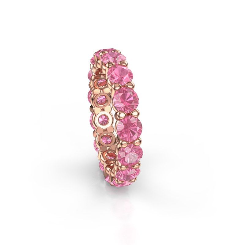 Bild von Ring heddy rnd 4.2<br/>585 Roségold<br/>Pink Saphir 4.2 mm