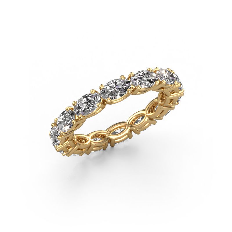 Ring Vivienne OVL 5x3 585 Gold Diamant 3.22 crt