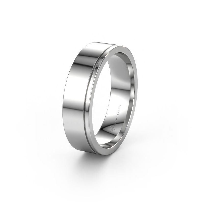 Trouwring WH0500M16AP 950 platina ±6x1.7 mm