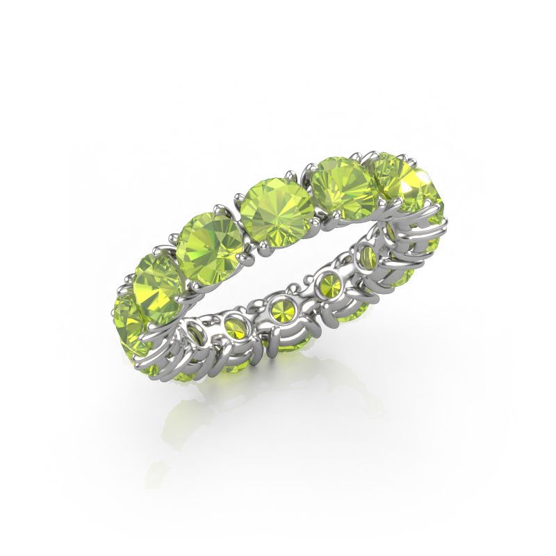 Ring Vivienne 4.7 585 Weißgold Peridot 4.7 mm