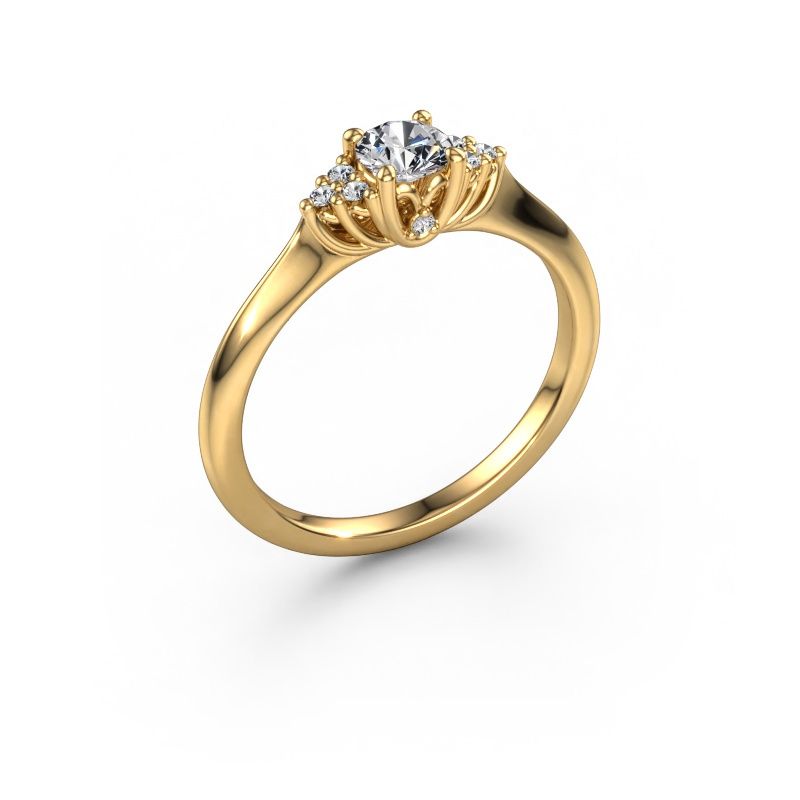 Engagement ring Felipa RND 585 gold lab-grown diamond 0.323 crt