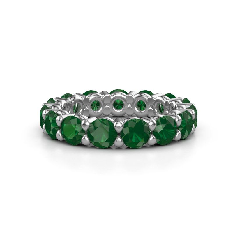 Bild von Ring heddy rnd 4.2<br/>585 Weißgold<br/>Smaragd 4.2 mm