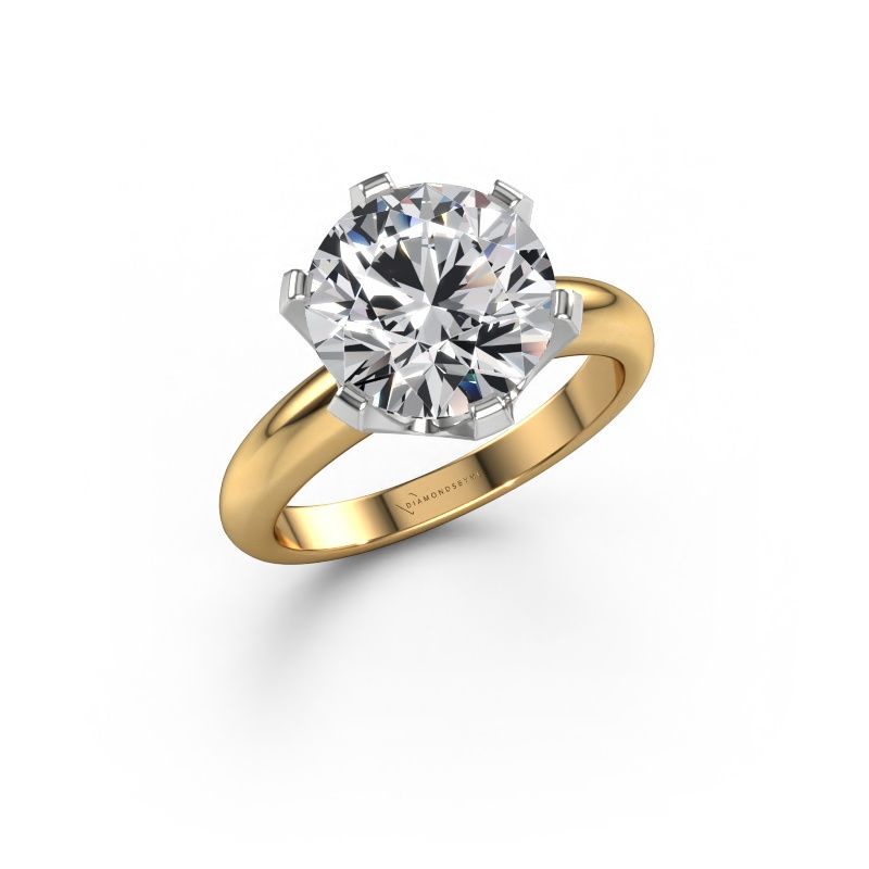 Engagement ring Tiffy 1 585 gold lab grown diamond 4.00 crt