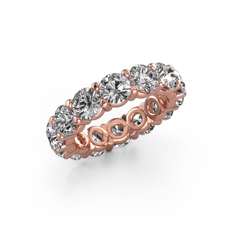 Ring Heddy rnd 5.0 585 rose gold zirconia 5 mm