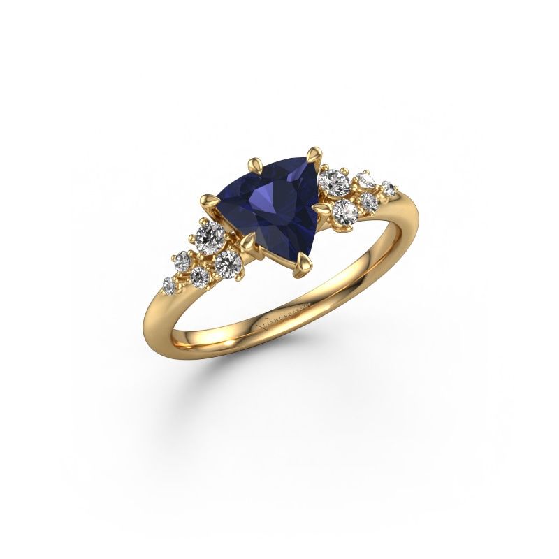 Verlobungsring Royce TRI 585 Gold Saphir 7 mm