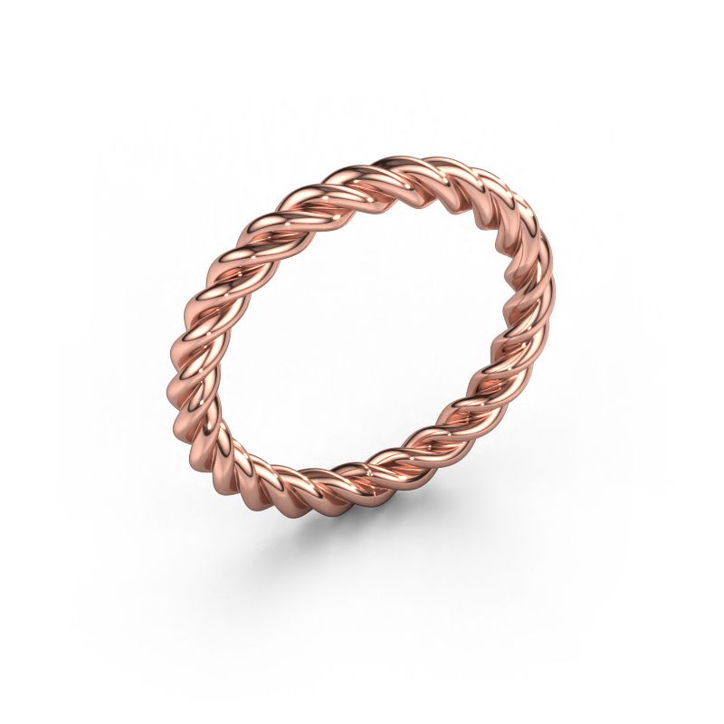Stackable ring Lara 585 rose gold