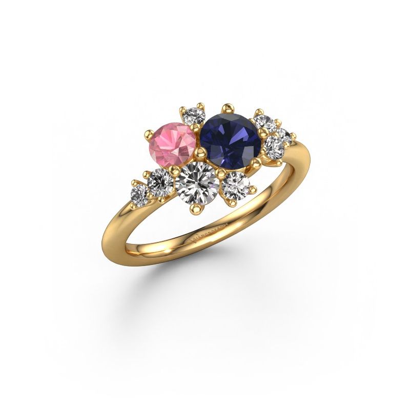 Ring Veronica 585 Gold Saphir 5.4 mm