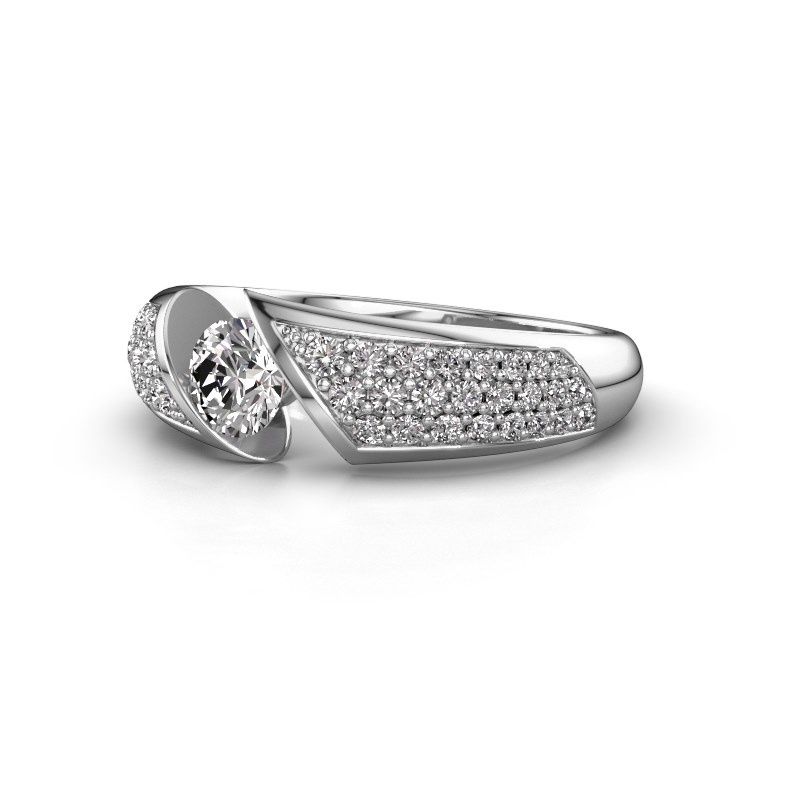 Image of Engagement ring hojalien 3<br/>585 white gold<br/>diamond 0.848 crt