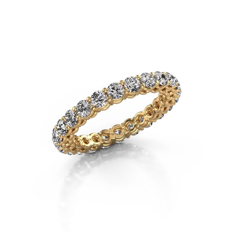 Image of Stackable ring Michelle full 2.7 585 gold lab grown diamond 1.92 crt