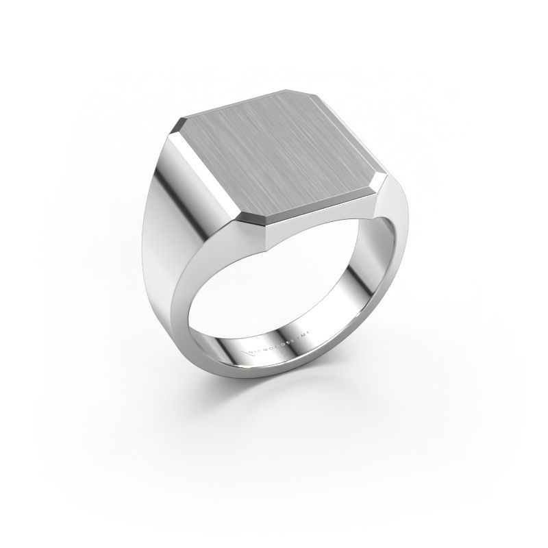 Signet ring Abel 4 585 white gold