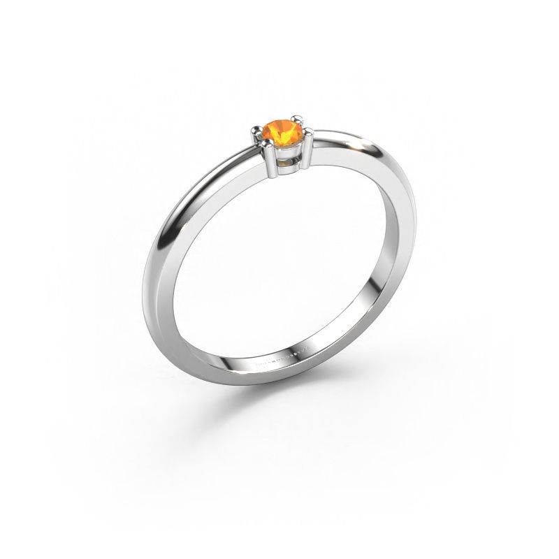 Ring Michelle 1 950 Platin Citrin 2.7 mm