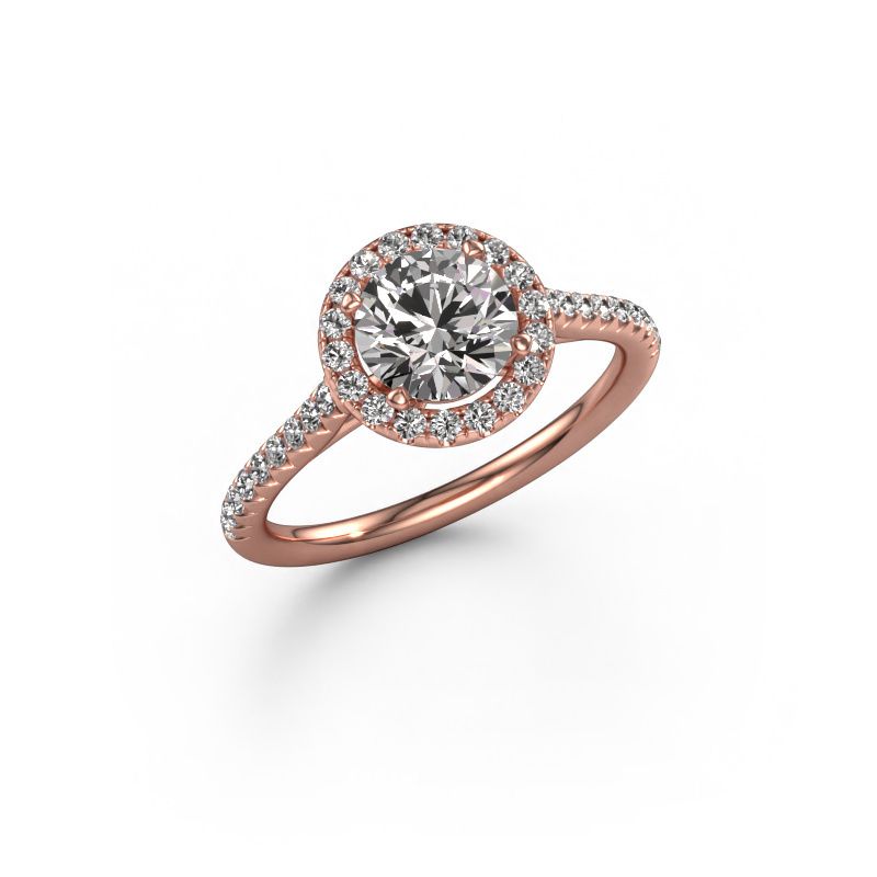 Verlobungsring Seline rnd 2 585 Roségold Diamant 1.340 crt
