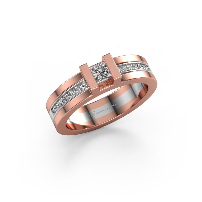 Verlovingsring Desire 585 rosé goud diamant 0.305 crt
