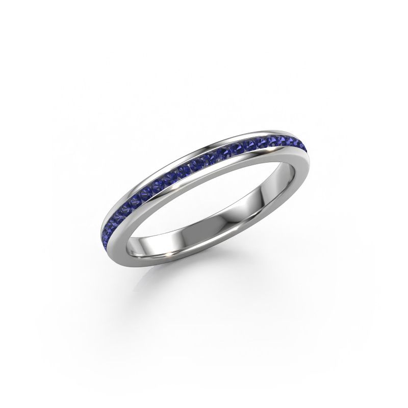 Vorsteckring Lura 1 950 Platin Saphir 1.3 mm