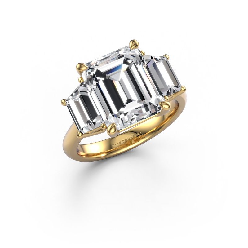 Engagement ring Maggie EME 585 gold lab grown diamond 6.610 crt
