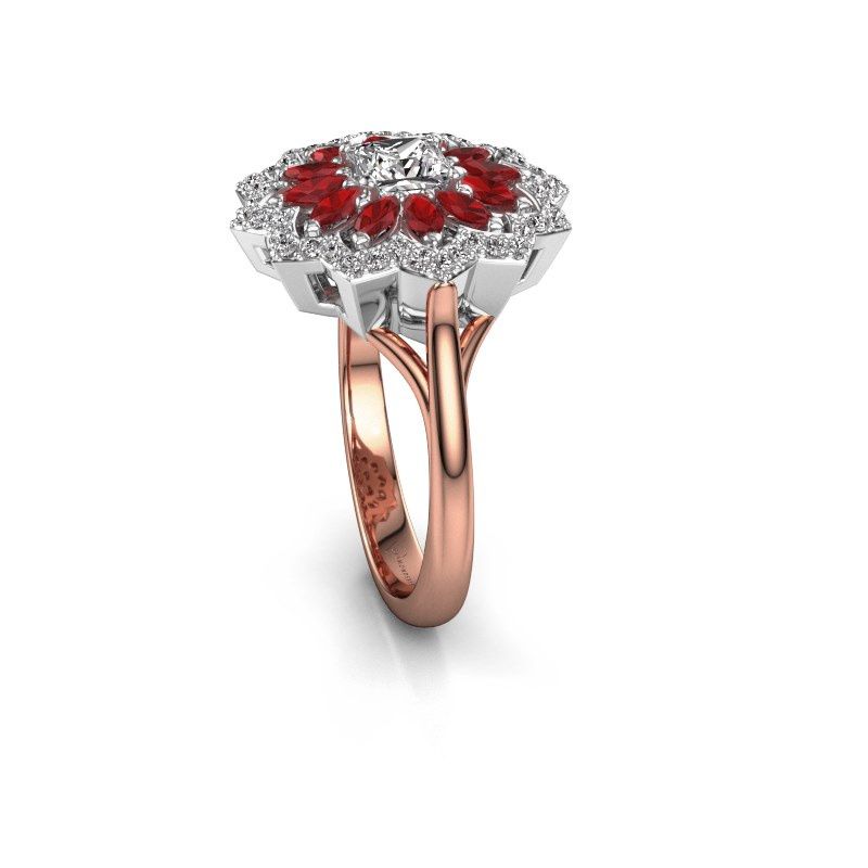 Afbeelding van Verlovingsring franka<br/>585 rosé goud<br/>Lab-grown diamant 0.62 crt