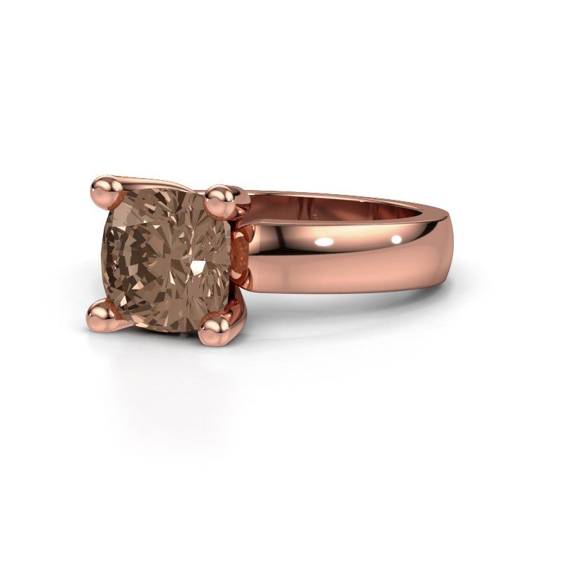 Afbeelding van Ring Clelia CUS<br/>585 rosé goud<br/>bruine diamant 2.50 crt