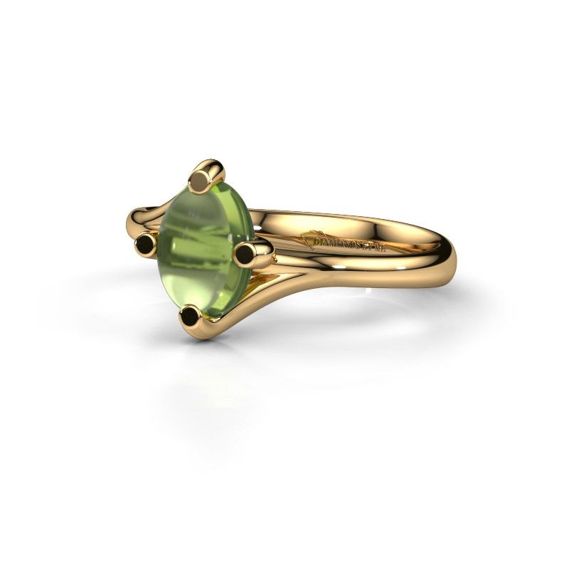 Afbeelding van Ring Nora<br/>585 goud<br/>Peridoot 8x6 mm