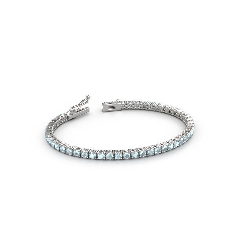 Tennisarmband Shirley 3.0 585 witgoud
