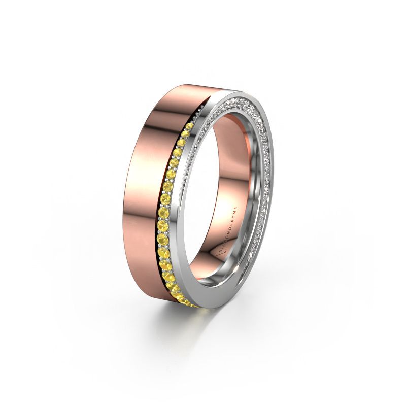 Alliance WH1002L15DP 585 or rose saphir jaune ±6 x 2,3 mm