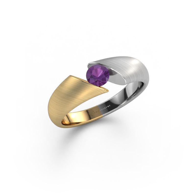 Ring Hojalien 1 585 gold amethyst 4.2 mm