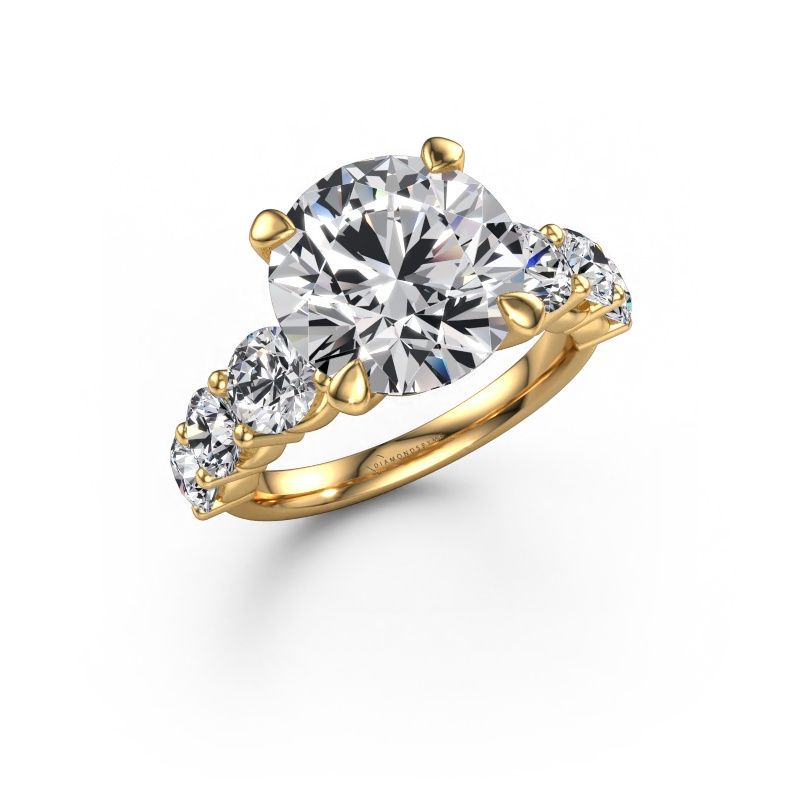 Engagement ring Deja 585 gold lab grown diamond 5.00 crt