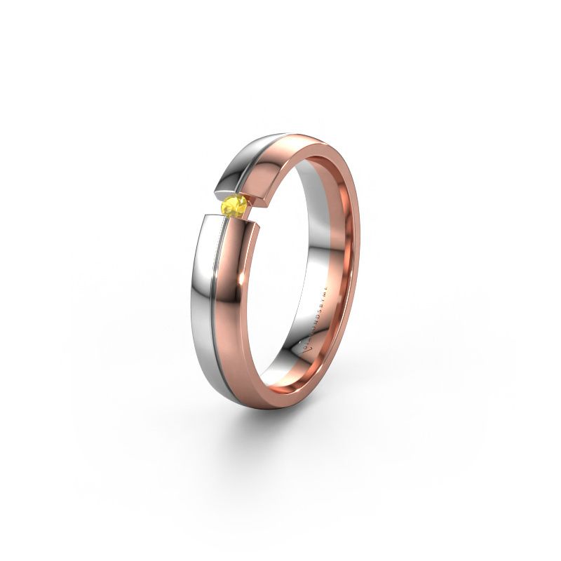 Trauring WH0254L24X 585 Roségold Gelb Saphir ±4x1.5 mm