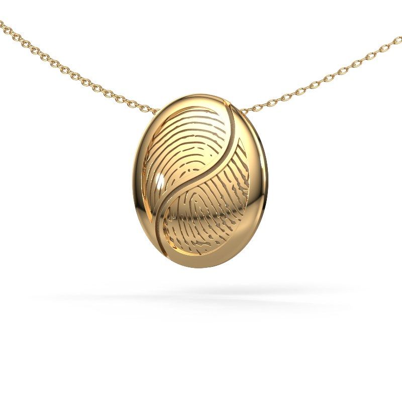 Anhänger Fingerprint 3 585 Gold