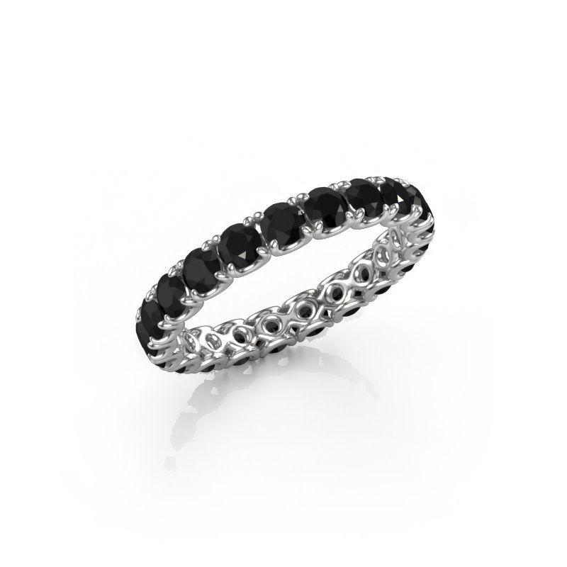 Aanschuifring Estee 2.9 585 witgoud zwarte diamant 2.394 crt