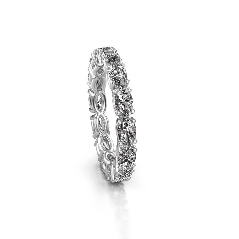 Bild von Ring vivienne ovl 5x3<br/>585 Weißgold<br/>lab-grown diamant 3.22 crt