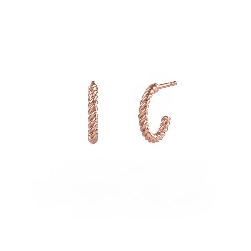 Stud earrings Terra 10mm 585 rose gold