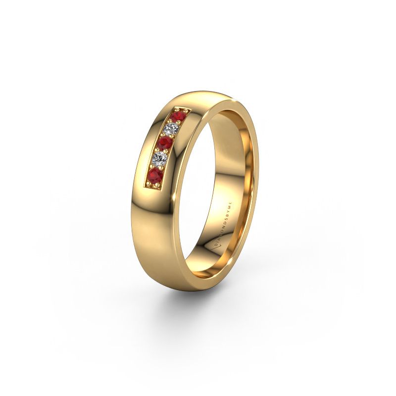 Ehering WH0111L25BP 585 Gold Rubin ±5x2 mm