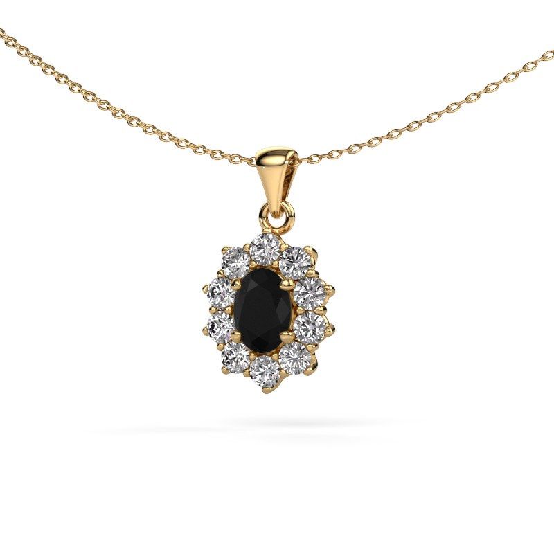 Pendant Leesa 585 gold black diamond 1.85 crt